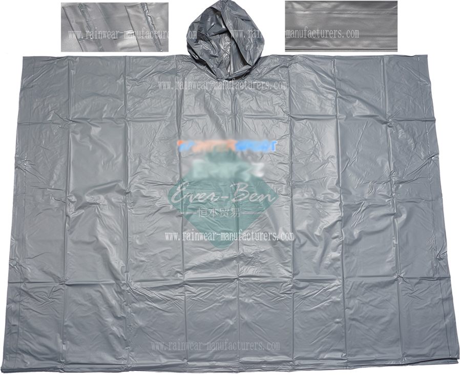 PVC plastic rain poncho manufacturer